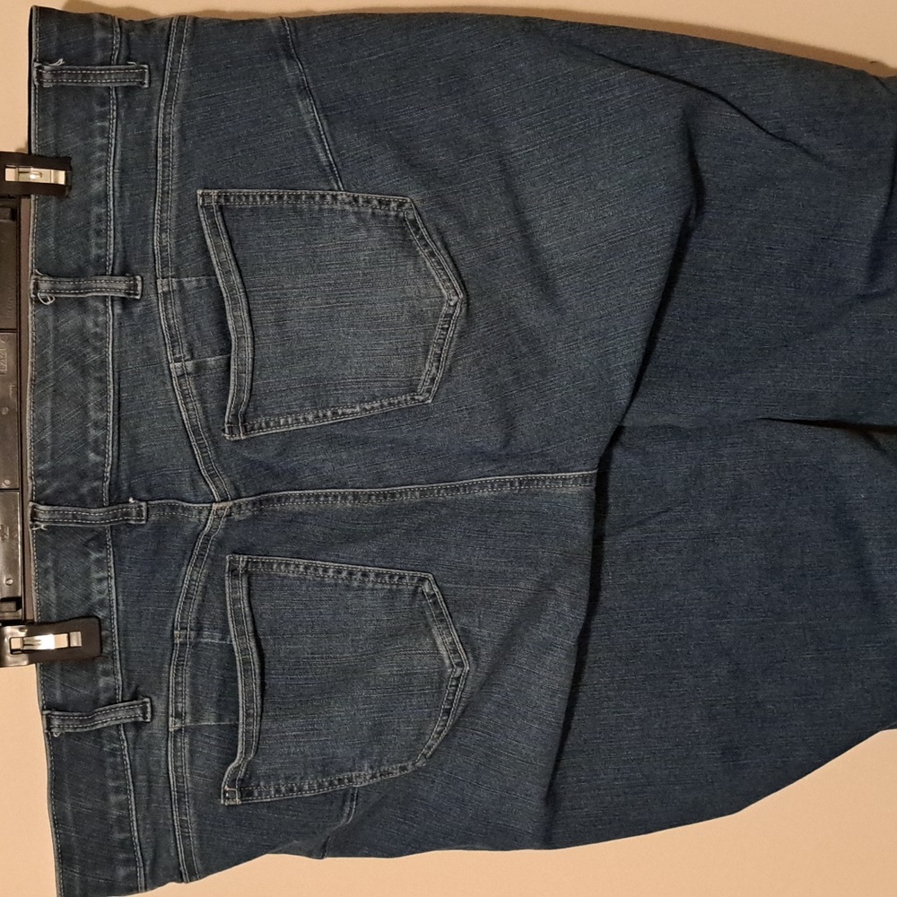 Torrid Dark Blue Distressed Jeans.  Size 24T. - Picture 7 of 9